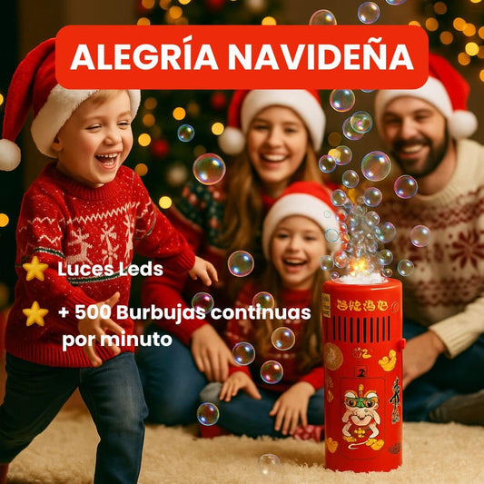 MAQUINA NAVIDEÑA DE BURBUJAS (IM6117)