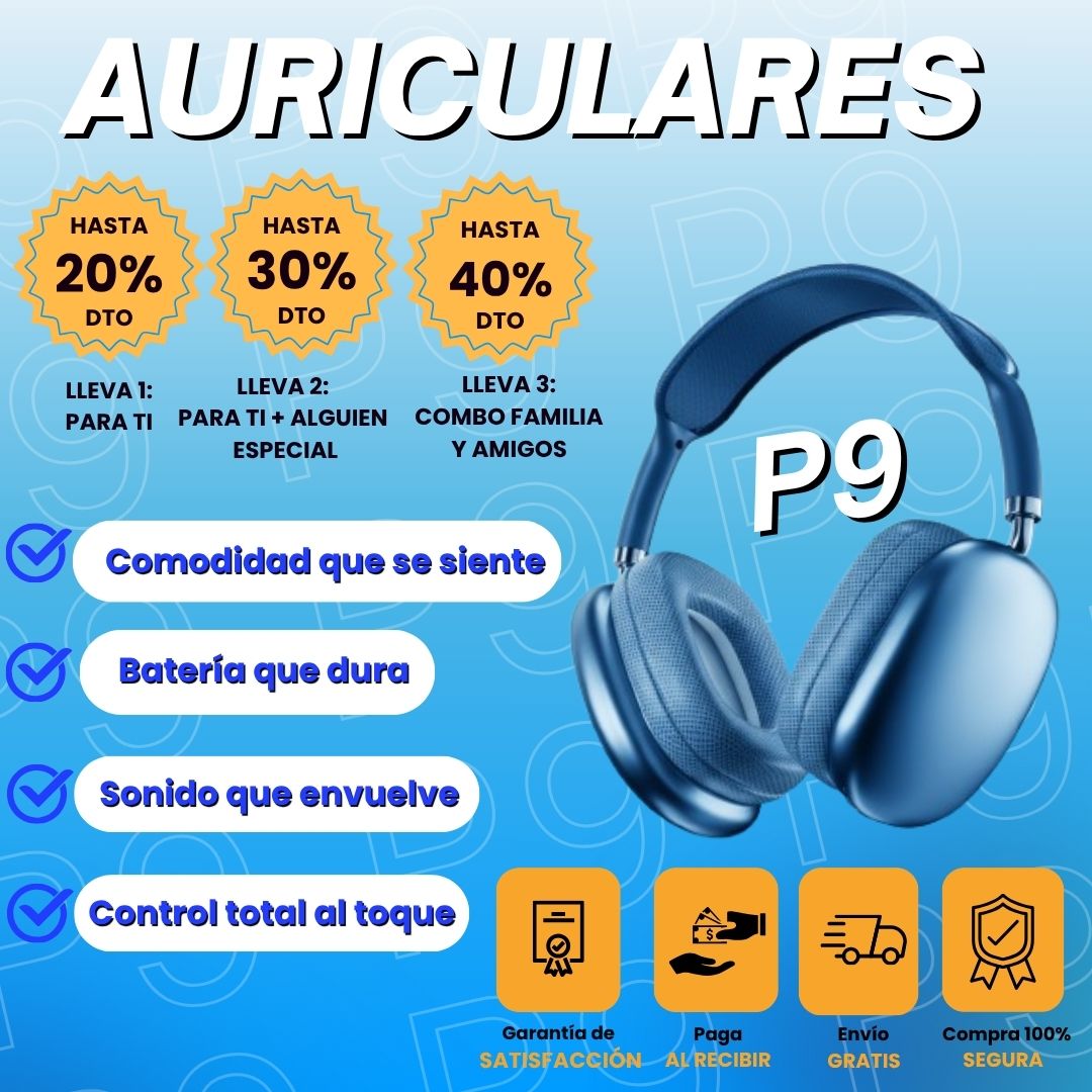 Auriculares P9